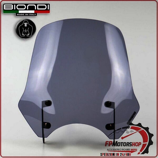 CUPOLINO PARABREZZA MOTO PER YAMAHA XSR 700/900 2021 SMOKE GRIGIO CHIARO BIONDI