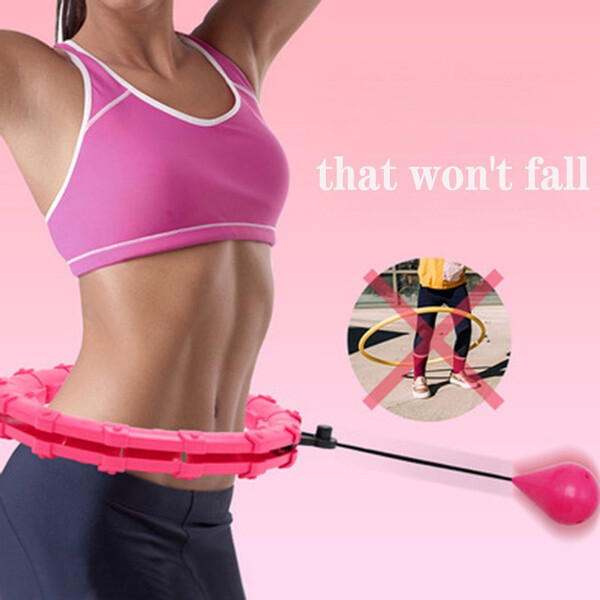 Smart Hula Hoop Einstellbar Fitness Massagenoppen Bauchtrainer Gymnastikreifen