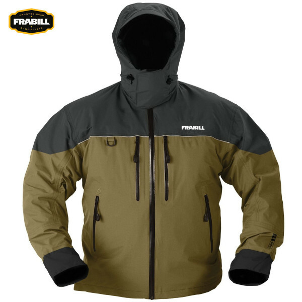 Frabill F3 Gale Fishing Rainsuit Rain Jacket - Color Brown Size Men Small - НОВИНКА!