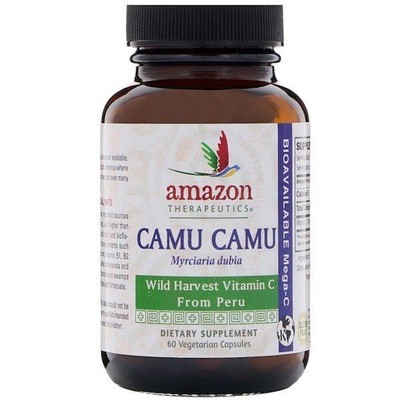 Amazon Therapeutic Laboratories Camu-Camu Mega C 500 мг Wild Crafted 60 VegCap