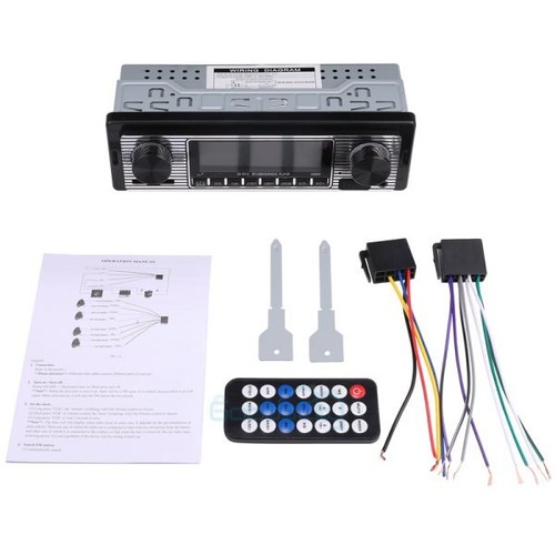 Single Din bluetooth Audio and Calling Car Stereo FM/USB/SD/AUX Audio Systems