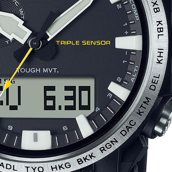 Pre-owned Casio Pro Trek Climber Line Prw-61-1ajf Men's Watch Solar Biomass Plastic 2022