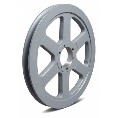 9.75 in V Belt Pulley SDS Bushed Bore Single Groove Cast Iron 4L A B BX