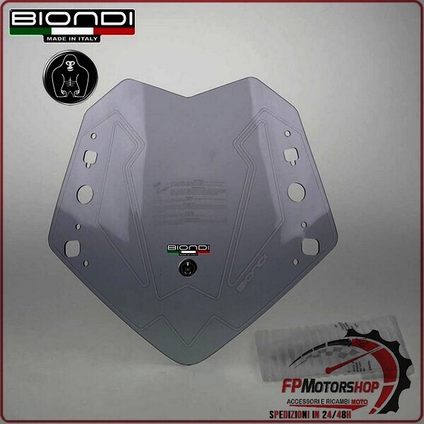 CUPOLINO PARABREZZA SCOOTER PER YAMAHA TMAX 530 2012>2016 TRASPARENTE BIONDI