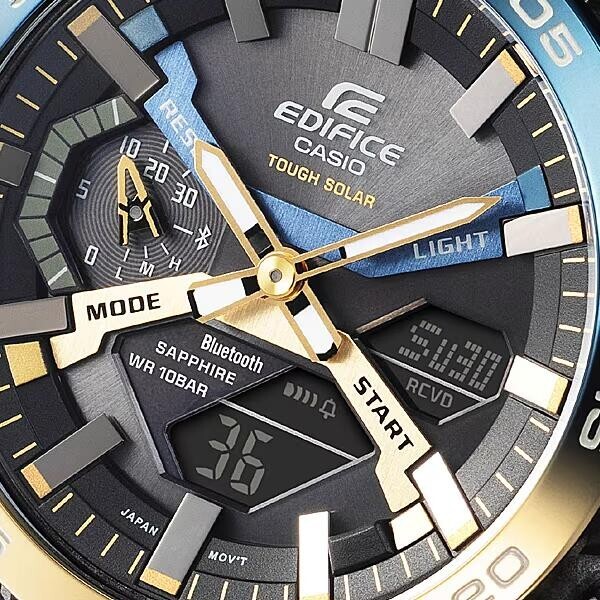 Pre-owned Casio Edifice Sospensione Ecb-2000ynp-1ajf Nighttime Drive Solar Men Watch 2024