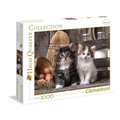 Brand New & Sealed Clementoni 1000 Piece Jigsaw Puzzle - Lovely Kittens