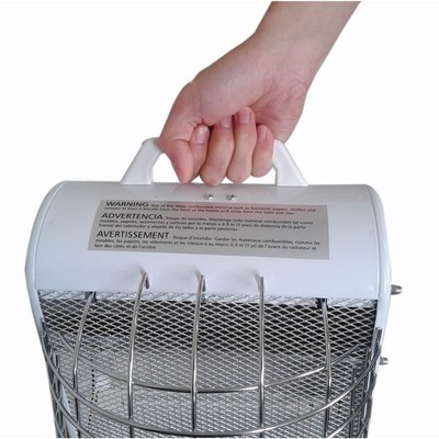 Dayton 3Vu31 Portable Electric Heater, 15 In L X 11 1/2 In W X 11 In D,