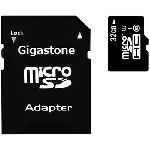 Gigastone(r) 32GB GGSTN MCR Sd PRM 2 GS-2IN1600X32GB-R Computers Tablets