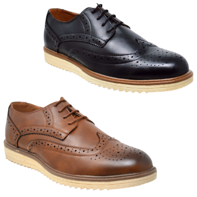 Mens casual clearance wingtips