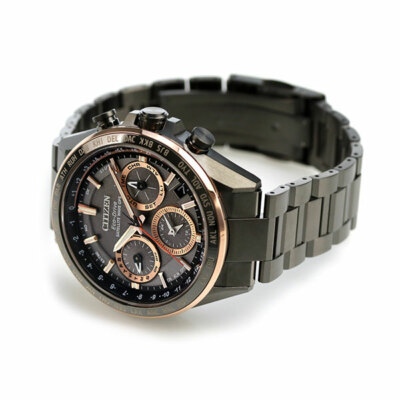 Pre-owned Citizen Attesa Act Line Gps Eco-drive Cc4016-67e Men's Watch From Japan
