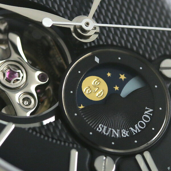 Pre-owned Orient Classic Sun＆moon Rn-as0001b Mechanical Automatic Watch Black Dial 42mm