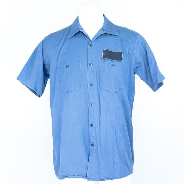 Used Work Shirts 100% Cotton Cintas, Redkap, Unifirst, G&K SLATE BLUE