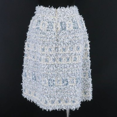 Chanel Skirt Light Blue Size 36 P58527