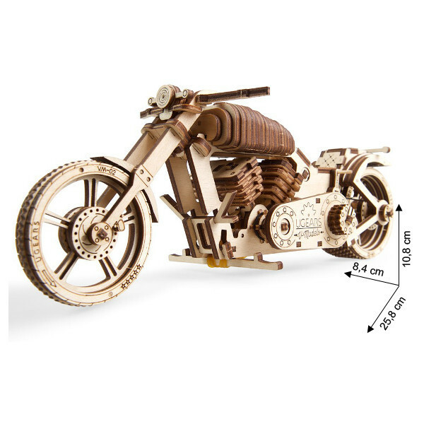 Ugears - Holz Modellbau Bike Motorrad VM-02 189 Teile