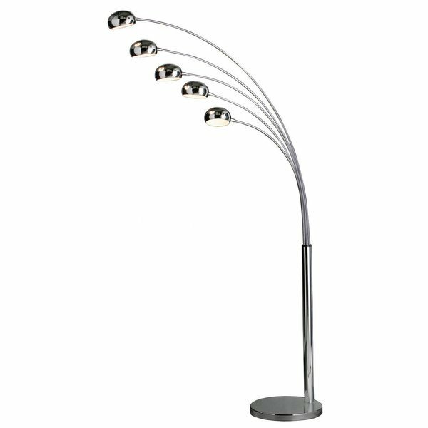 Debenhams 5 Arm Chrome Floor Lamp Spider Lamp Good