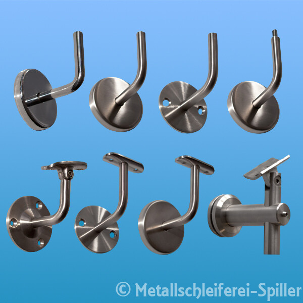 Edelstahl Handlaufträger Handlaufhalter V2A Wand Geländer Treppe Handlauf 