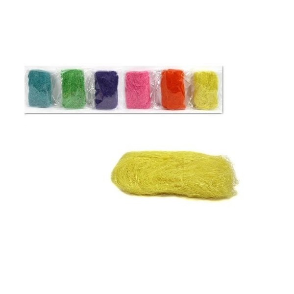 Raffia Colorata 30 gr Colori Assortiti Confezione Regalo Addobbi Pasqua dfh