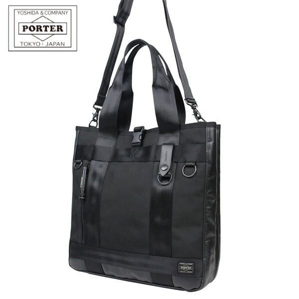 PORTER　HEAT Porch Yoshida Porter HEAT Tote Shoulder bag 2way Black 703-07965