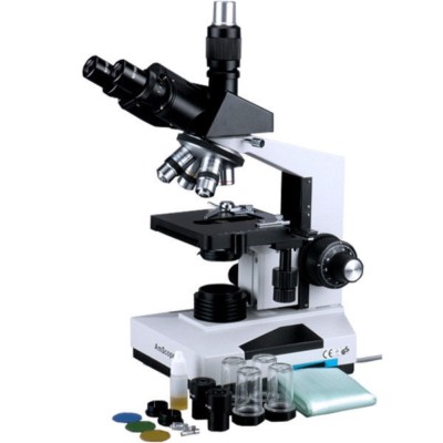 AmScope 40X-1600X Trinocular Compound Darkfield Microscope