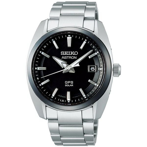 Pre-owned Seiko Astron Sbxd005 3x Series Gps Satellite Radio Solar Watch Black Dial 39mm
