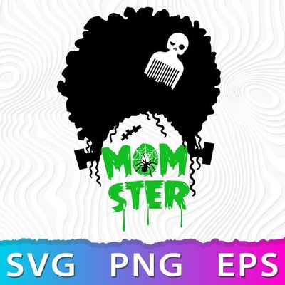 MOMSTER MONSTER HALLOWEEN LOGO SVG, DESIGNS BUNDLE, CUT FILES, SVG for Cricut