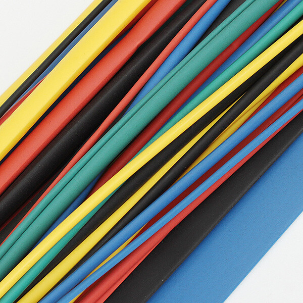 11 Size 6Color 55M/Set Polyolefin 2:1 Halogen-Free Heat Shrink Tubing