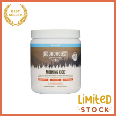 Roundhouse Provisions MORNING KICK digestion Strawberry Lemonade 9.1oz Brand New