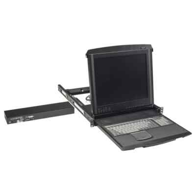 Black Box Servview 17'' LCD Console Drawer with 1-port KVM Switch KVT517A-1UV-R2.
