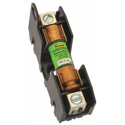 Class R Fuse Block 3 Pole 250V Open Rejection Holder Box Lug DIN Rail