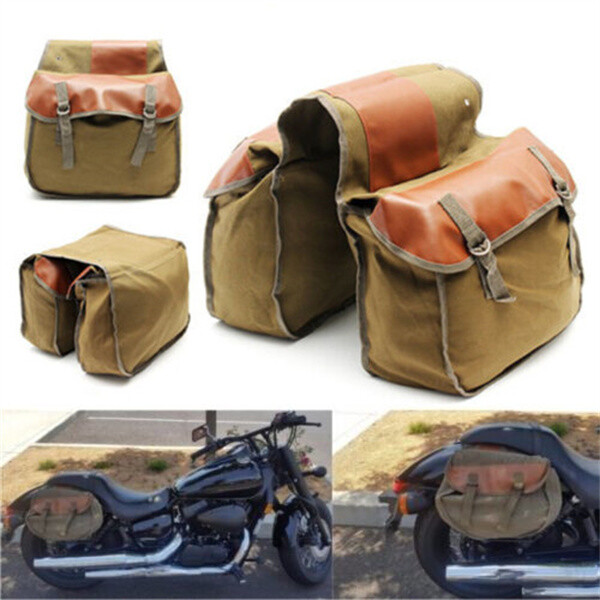 Motorcycle Saddle Bags Throw Over Panniers Travel Expandable Saddlebag Storage: 3 - 5 Days Free Delivery Only UK