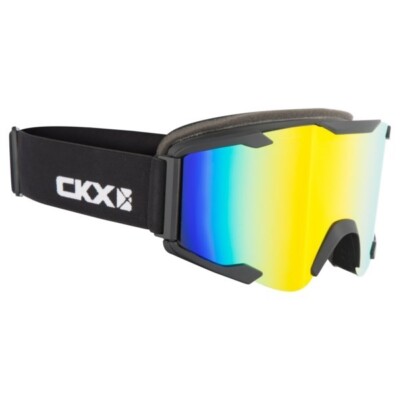 CKX GOGGLE WIN GHOST BK MAT LD/REVO RED LENS Snowmobile Anti-Fog/Scratch 506790