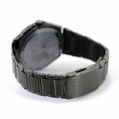 Pre-owned Citizen Attesa Cb0215-51e Eco-drive Direct Flight Atomic Titanium Men Watch