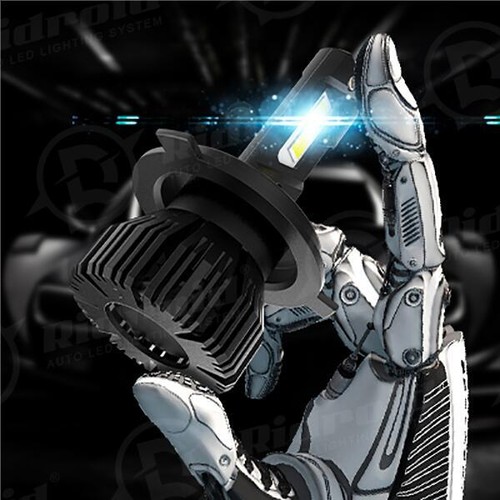 RIDROID Combo 2 H4 9003 LED Headlight Kit Bulb High Low Beam Super White 60000LM