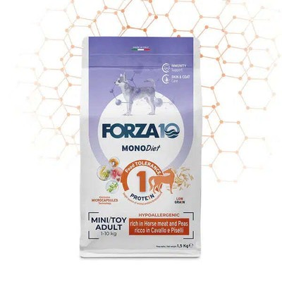 Forza10 Medium Adult Dog Diet Dog Food With Horse, 1,5kg