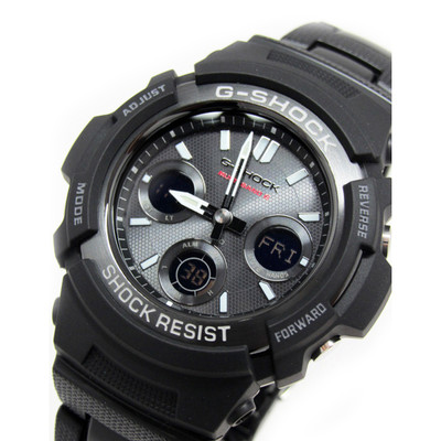 Pre-owned Casio G-shock Awg-m100sbc-1ajf Tough Solar Atomic Radio Watch Awg-m100sbc-1
