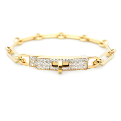 *気品漂う手元に*【HERMES】Kelly Chaine ブレス Kelly Chaine bracelet | Hermès USA