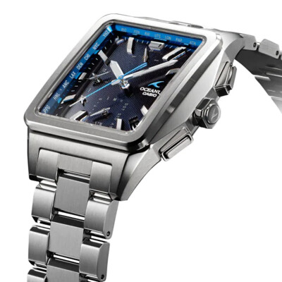 Pre-owned Casio International Warranty Ocw-t5000-1ajf Oceanus Radio Solar Men's Watch