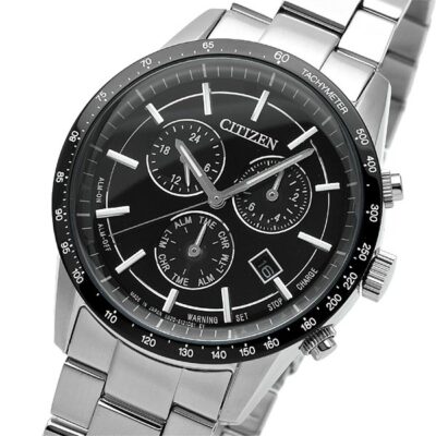Pre-owned Citizen Collection Eco-drive Bl5594-59e Black Chronograph Men's Watch In Box
