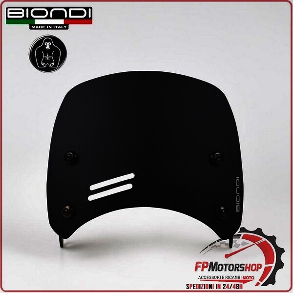 CUPOLINO PARABREZZA PER MOTO GUZZI VT CAFFE 2008>2020 BASSO NERO BIONDI 8010393