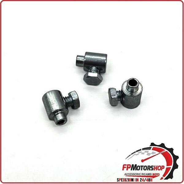 SET MORSETTO SERRAFILO FRIZIONE PER MOTO VL7 7X12 FUNGO 10PZ MARELLI UNIVERSALE