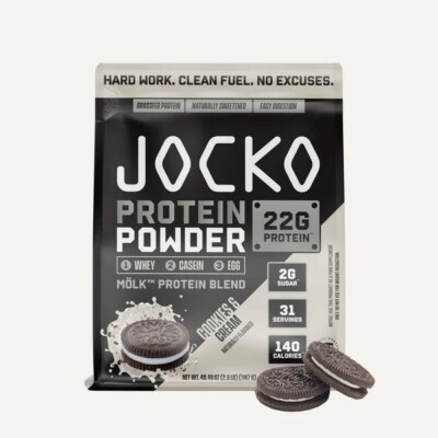 Jocko Mölk - Whey Protein Powder - Cookies & Cream- 2.5lb