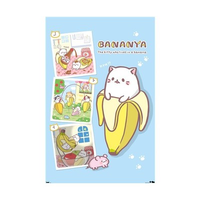 Trends unframed Standard  Poster - 22'' x 34'' Bananya - Collage