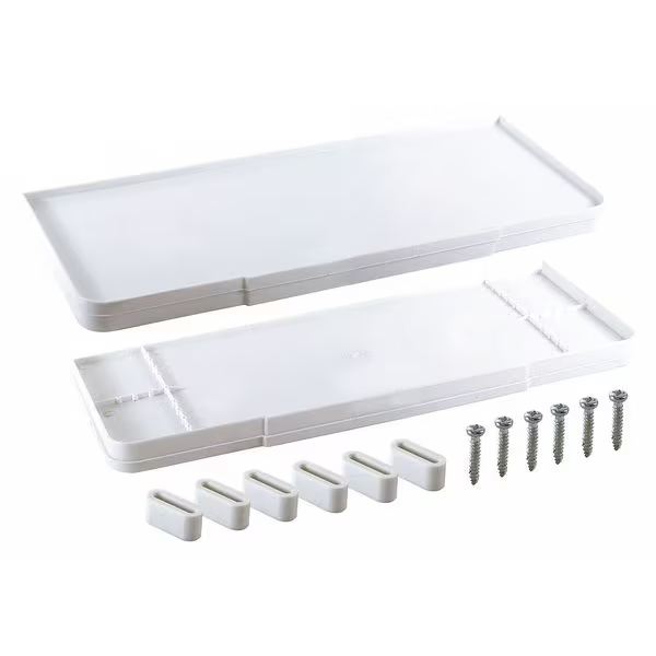 Toilet Tank Cover Universal Lid Replacement Bowl Cover White Adjustable NEW