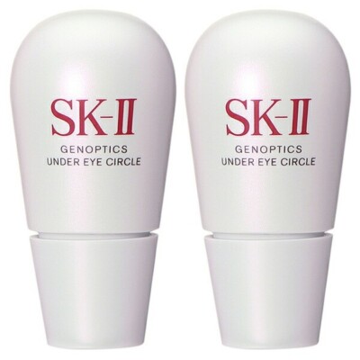 2 set SK-II GENOPTICS UNDER EYE CIRCLE pitera max factor serum Eye Roll-on 20ml
