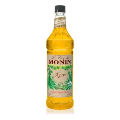 Monin Agave Nectar Organic Sweetener Syrup (1L), H-Organic, Agave Nectar 1.0L