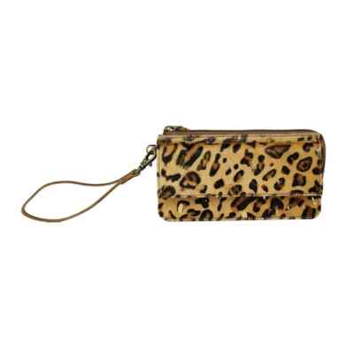MYRA BAG VOORPRET POUCH, Woven Fabric, Leather, Canvas, NWT  S-5685