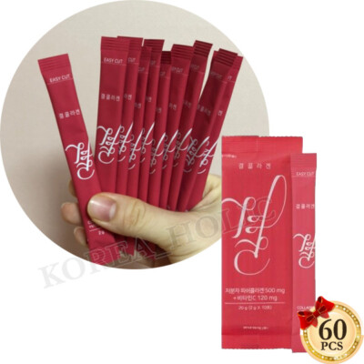 Lemona Gyeol Collagen Powder Fish Collagen + Vitamin C 2g 60pcs Made in korea