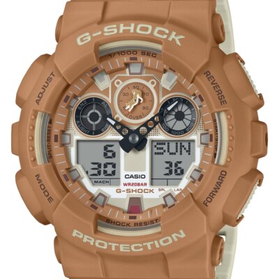 Pre-owned Casio G-shock Shiba Inu Akashiba Ga-100shb-5ajr Digi Ana Men's Watch 2024 Jp