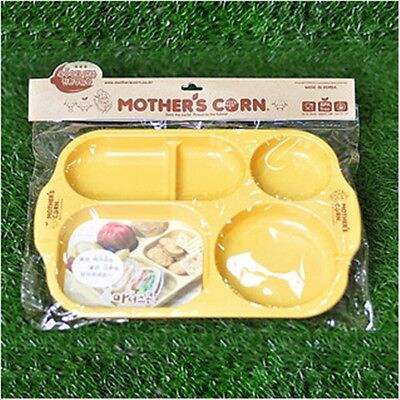 Mother's Corn Round Meal Plate - Eco Friendly & Non-Toxic Natural for Children