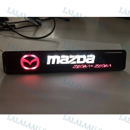 Car Front Grille Badge Emblem Illuminated Bumper Sticker For MAZDA LED Light New